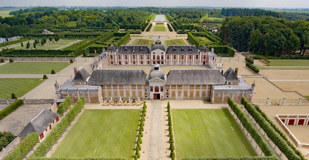 Chateau du Champ de Bataille Vue aérienne #