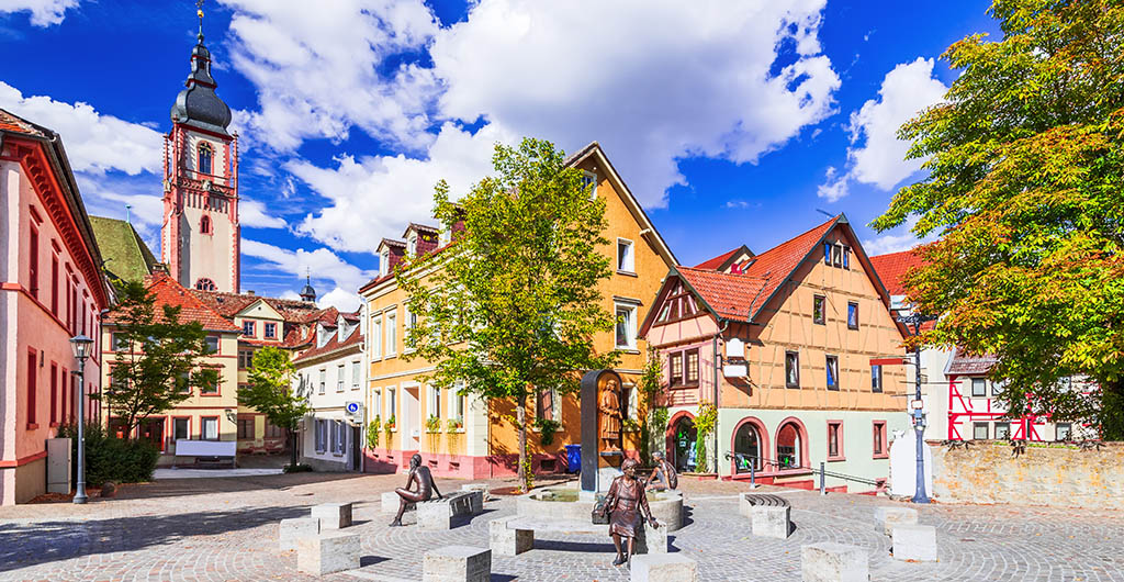 Tauberbischofsheim, Baden Wurttemberg. Romantic Road beautiful c