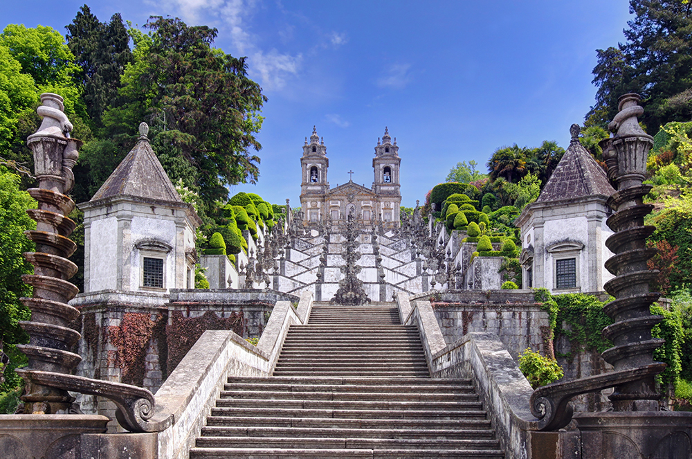 20362522 - stairway to the church of bom jesus do monte in braga, portugal