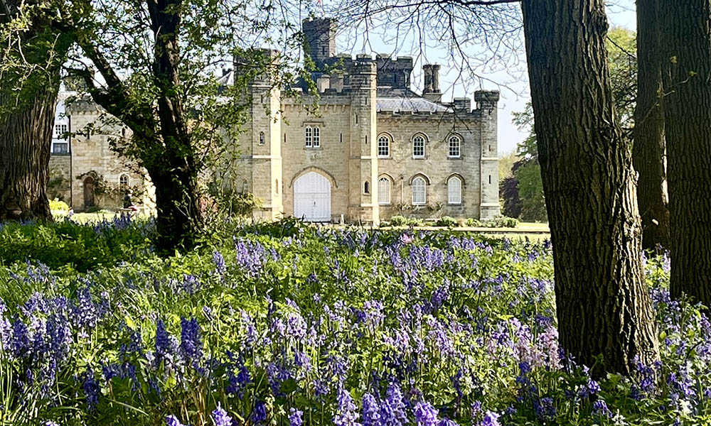 Chiddingstone Castle view towards the South Lawn - © Beckie Hood Photography