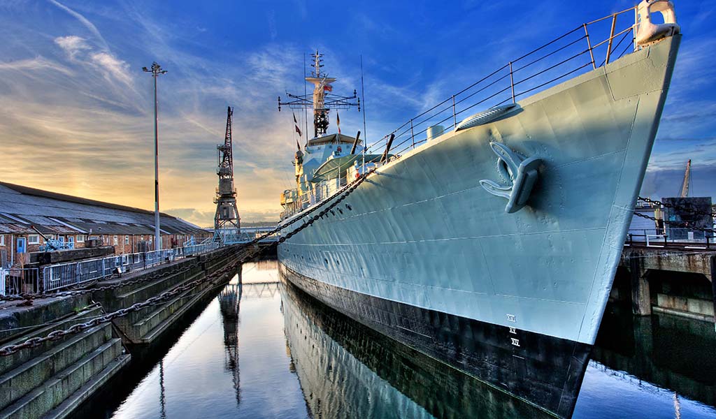 Chatham Dockyard HMS Cavalier (1944) credit Robert Radford