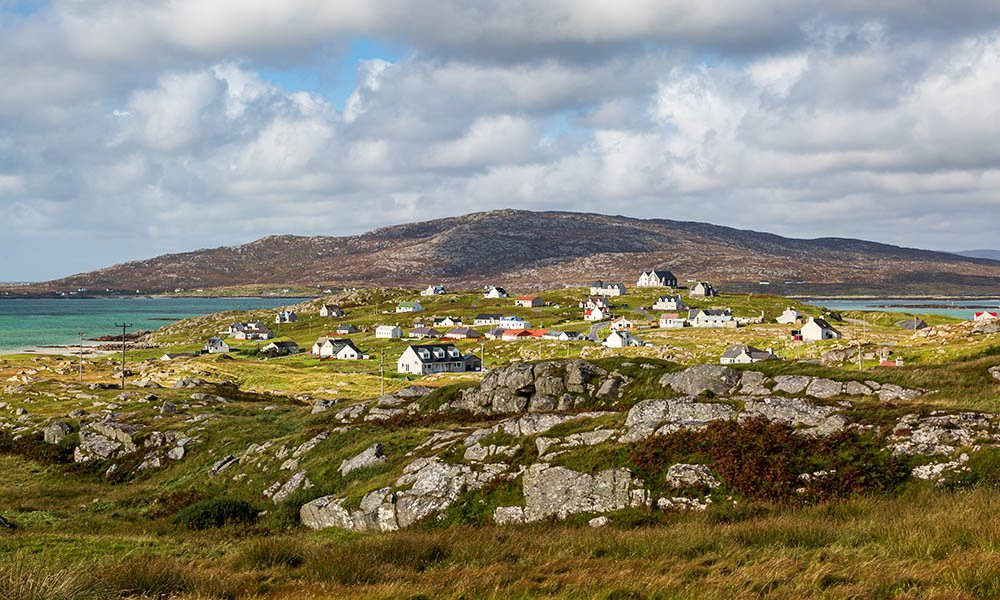 A view on the remote island of Eriskay in the Western Isles