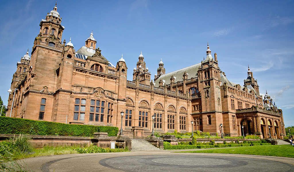 Exterior of the Kelvingrove Museum and Art Gallery