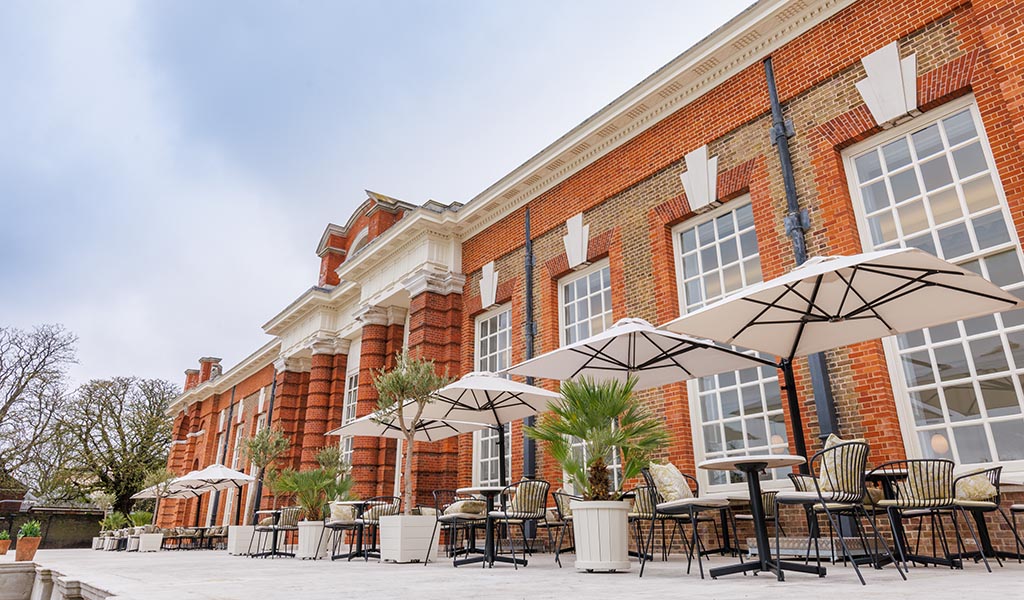 People enjoying afternoon tea at The Orangery at Kensington Palace