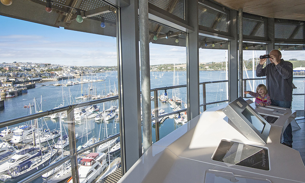 Look-out gallery in the National Maritime Museum's 100ft tower - © NMMC