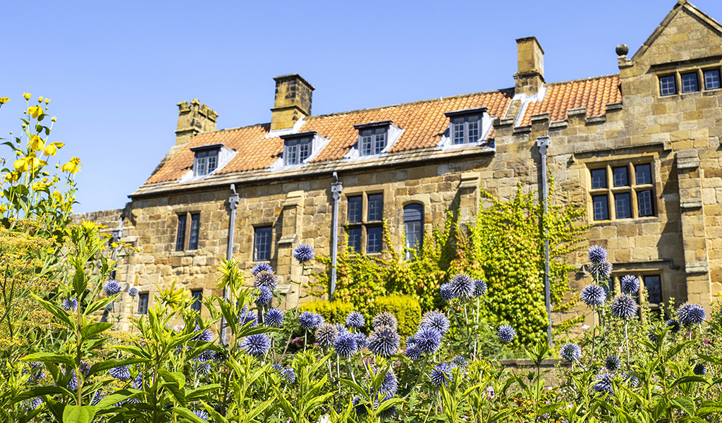 The west face of the house Mount Grace Priory ©EnglishHeritage